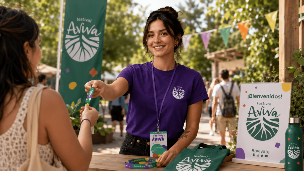 Branding para festival de música - Festival Aviva - Shative