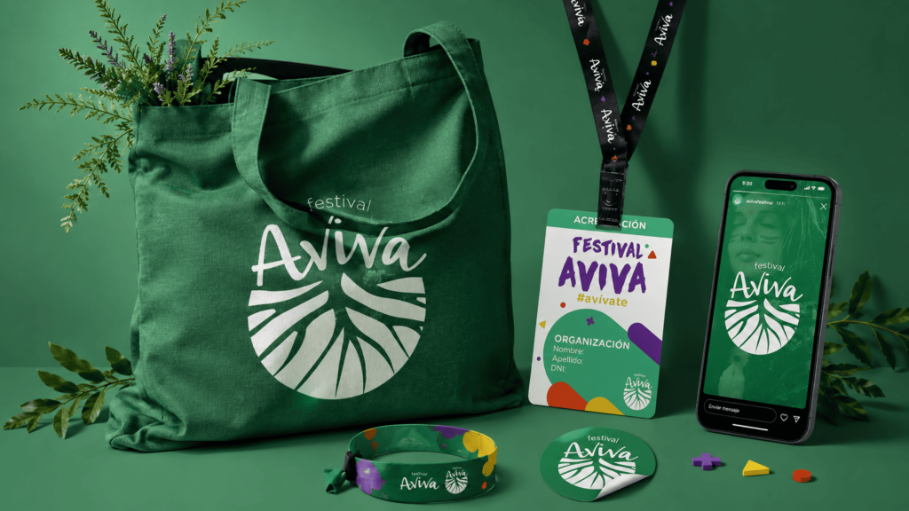 Branding para festival de música - Festival Aviva - Shative