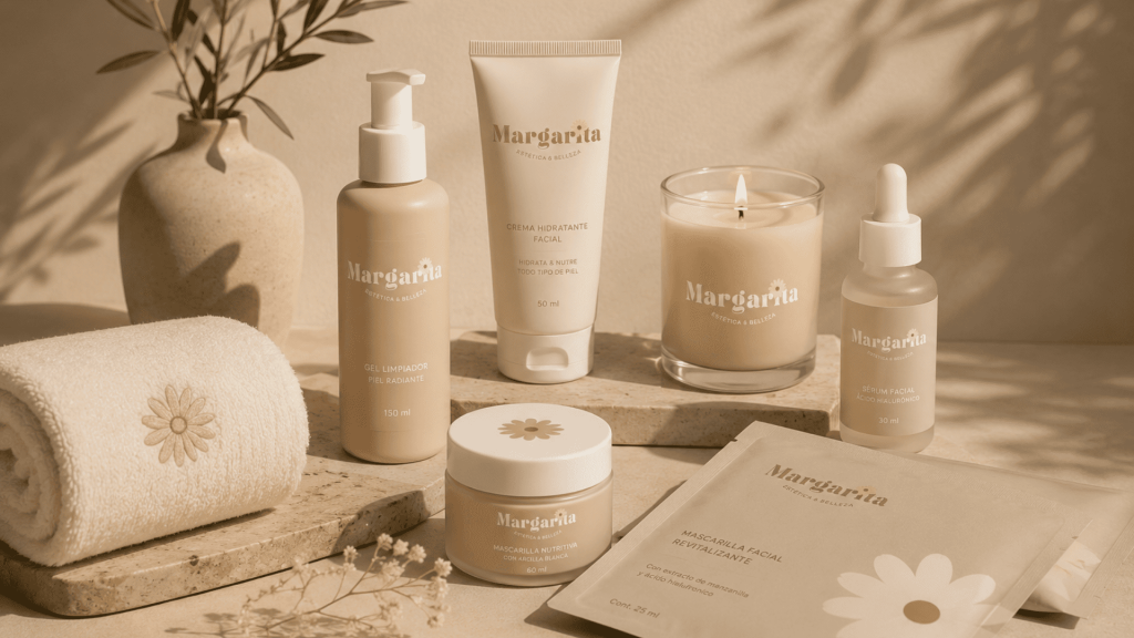 Branding para centro de estética - Margarita - Shative Digital Agency