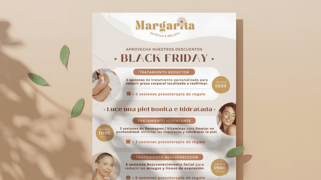 Branding para centro de estética - Margarita - Shative Digital Agency
