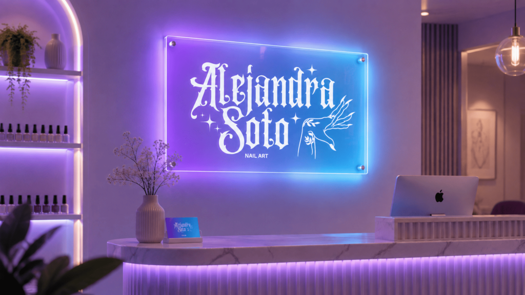Branding para nail artist | Alejandra Soto | Shative