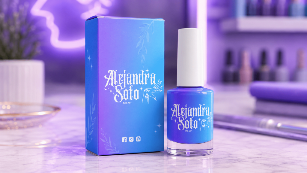 Branding para nail artist | Alejandra Soto | Shative