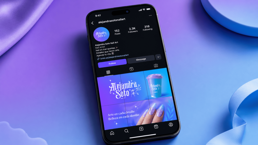 Branding para nail artist | Alejandra Soto | Shative