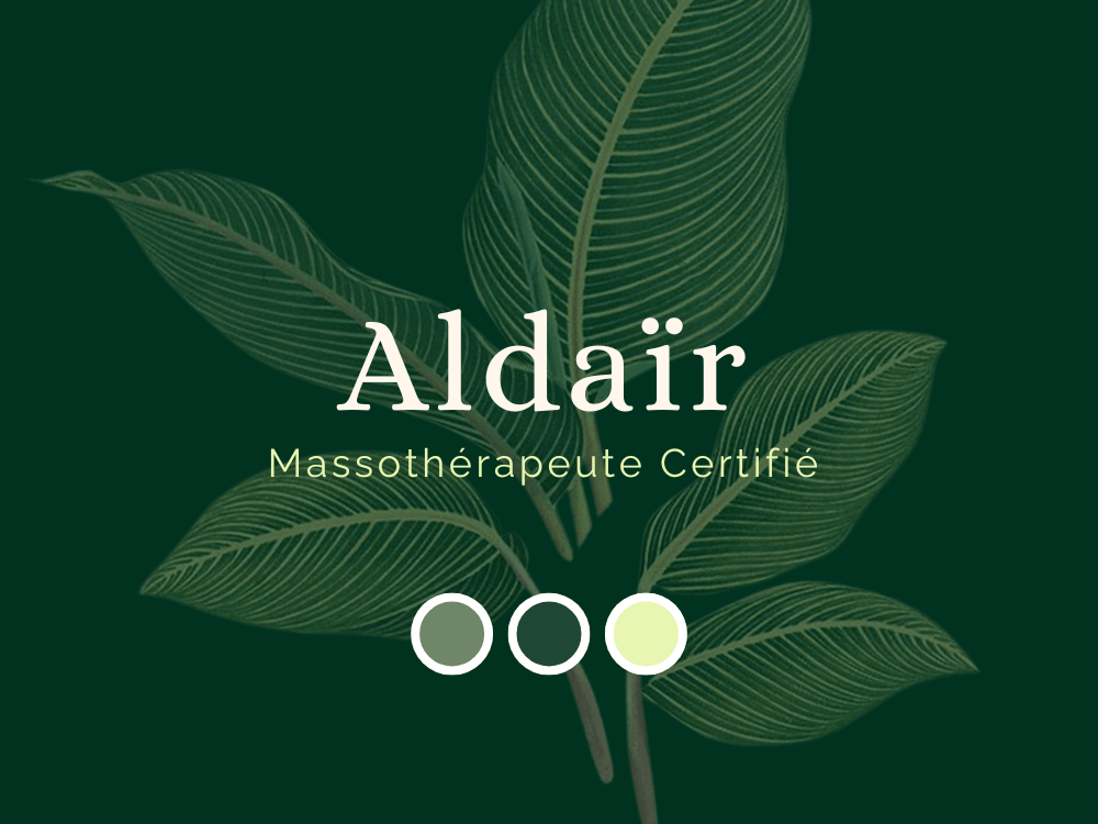 Logo - Branding Aldaír Masoterapeuta