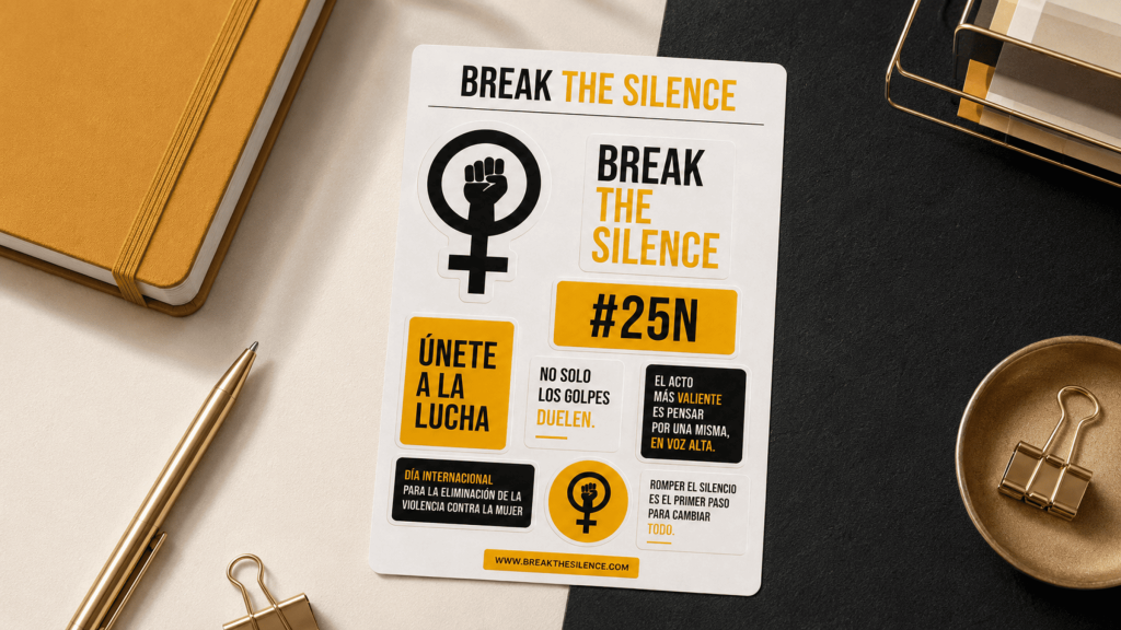 branding para ONG Break the Silence 1