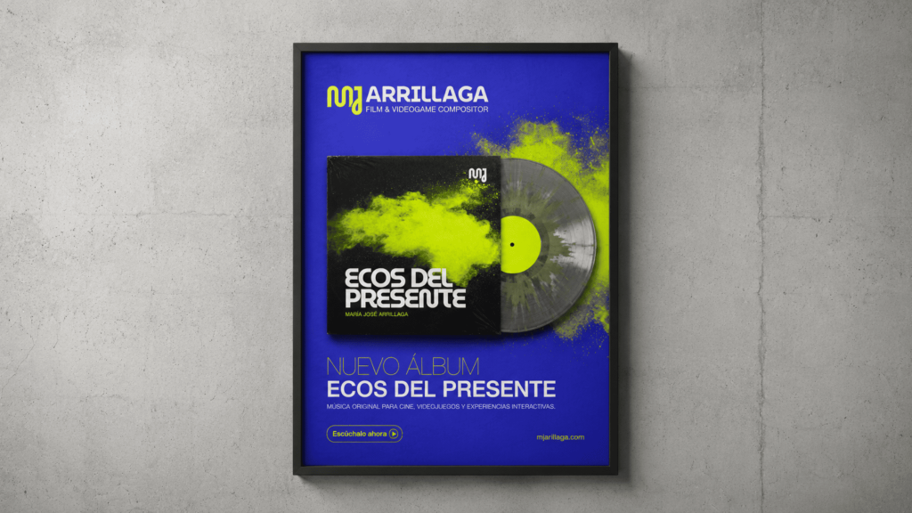 Identidad visual musico - mj arrillaga - shative digital
