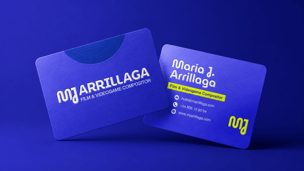 Identidad visual musico - mj arrillaga - shative digital