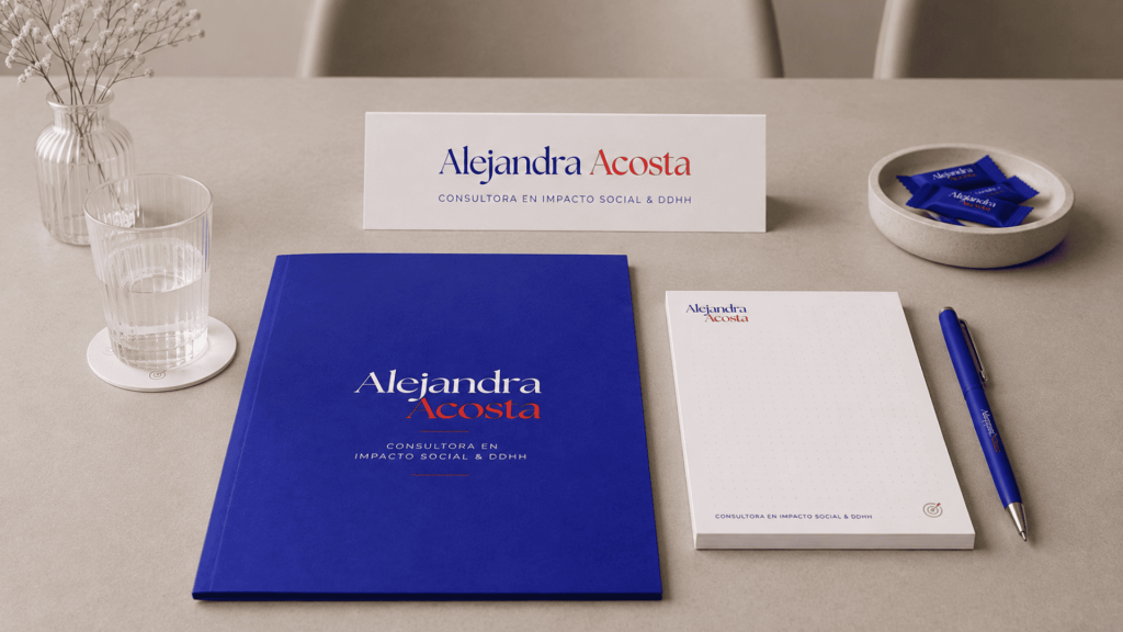 branding para consultora Alejandra Acosta