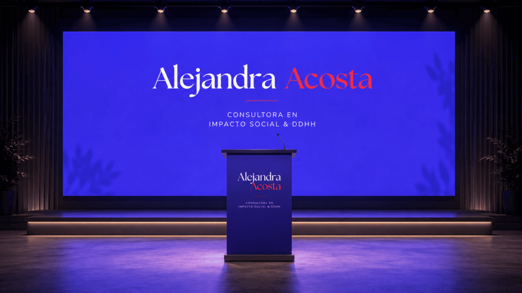 branding para consultora Alejandra Acosta