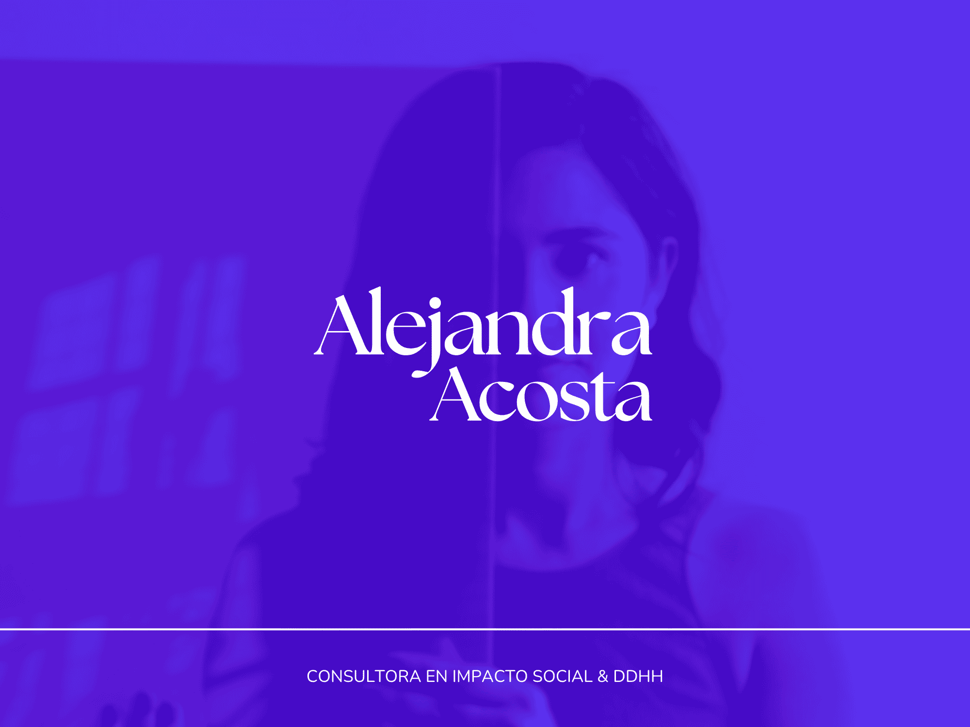 branding para consultora Alejandra Acosta