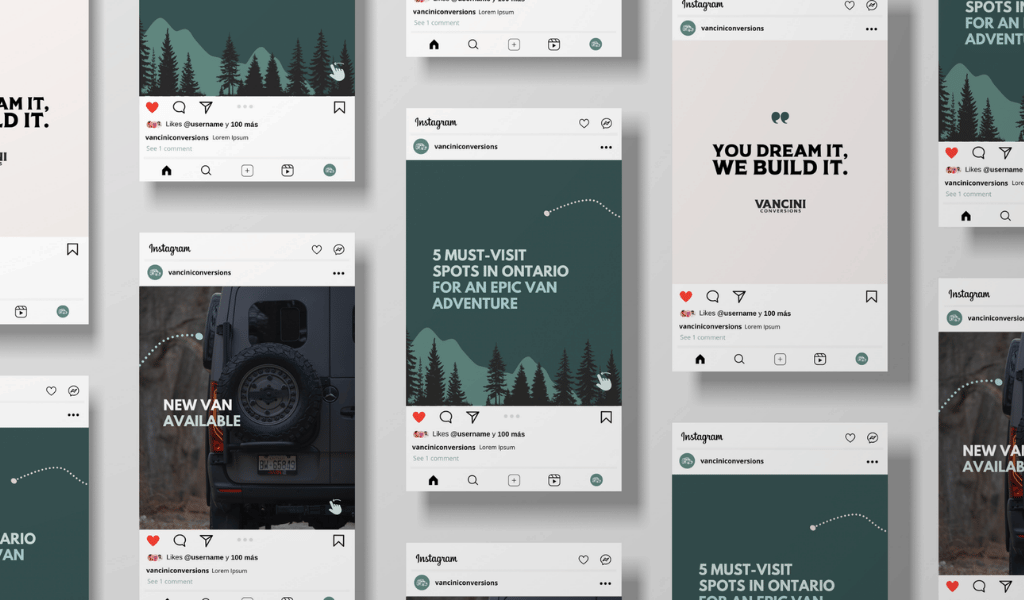 Vancini Conversions - Rebranding de marca - Shative Digital Agency